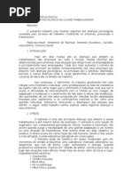 DOENÇAS PSICOLÓGICAS