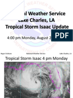 National Weather Service Hurricane Update