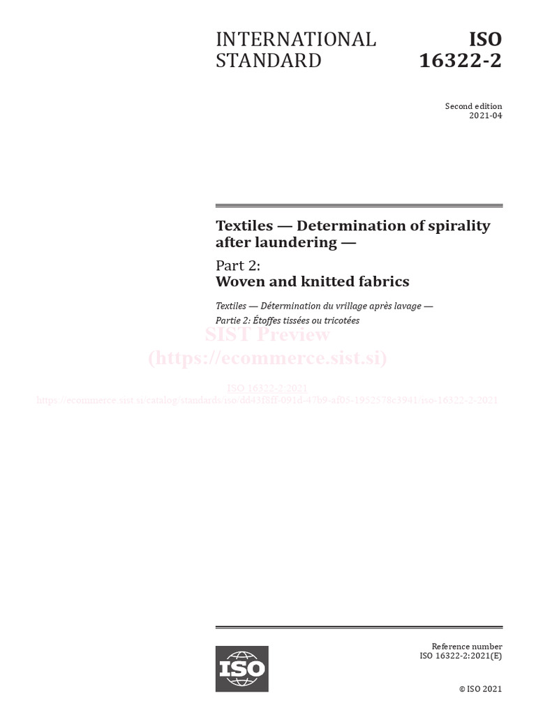 Iso 16322 2 2021 | PDF | International Organization For Standardization ...