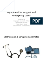 Dr. Joaquin Masoud C. Shafiee-surgery Equipment in emergency case