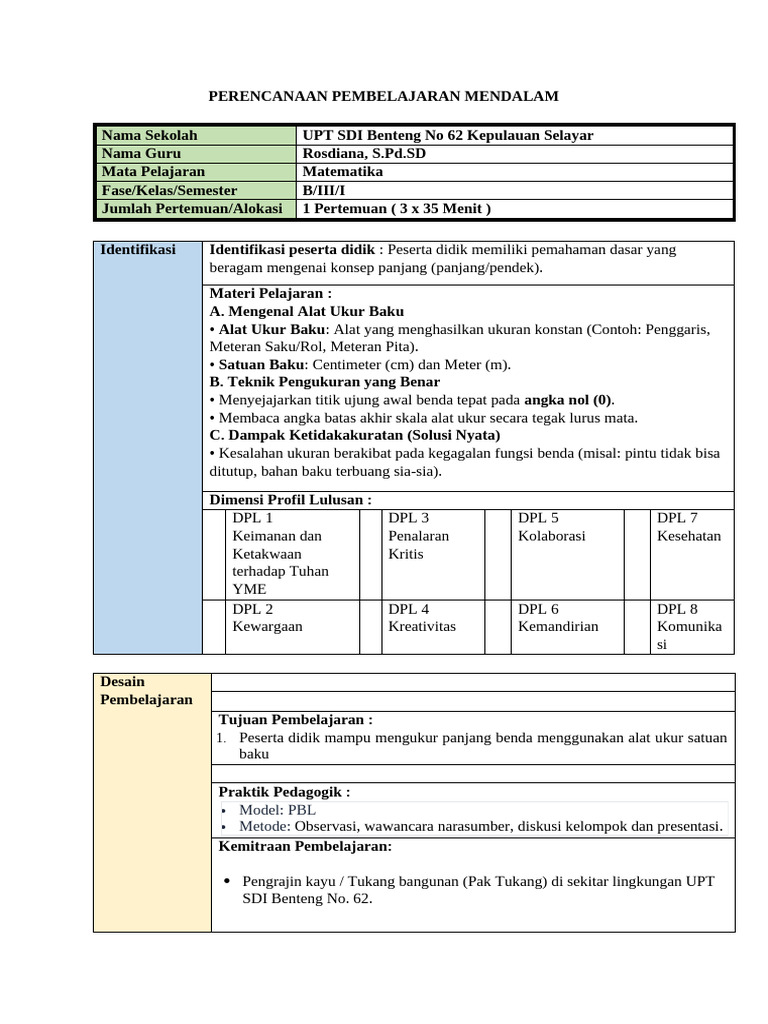 Contoh RPM | PDF