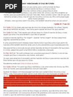 O Amor relacionado à Cruz de Cristo