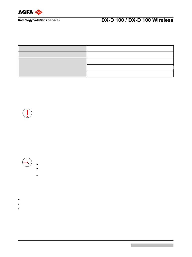 DX-D 100 _ DX-D 100 Wireless - Maintenance Checklist_1.1 | PDF ...