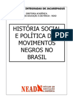 HISTÓRIA SOCIAL E POLÍTICA DOS MOVIMENTOS NEGROS NO BRASIL