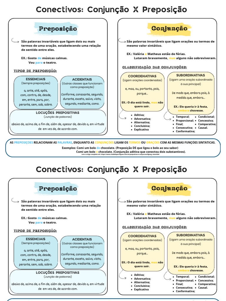 Preposição X Conjunção - 20260518 - 172334 - 0000 | PDF