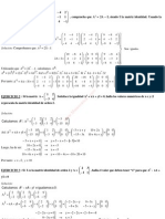 Ejercicios - Resueltos Álgebra de Matrices