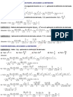 Ejercicios Resueltos Derivadas