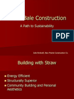 Straw Bale Construction: A Path To Sustainability