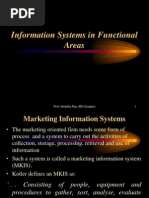 Information Systems in Functional Areas