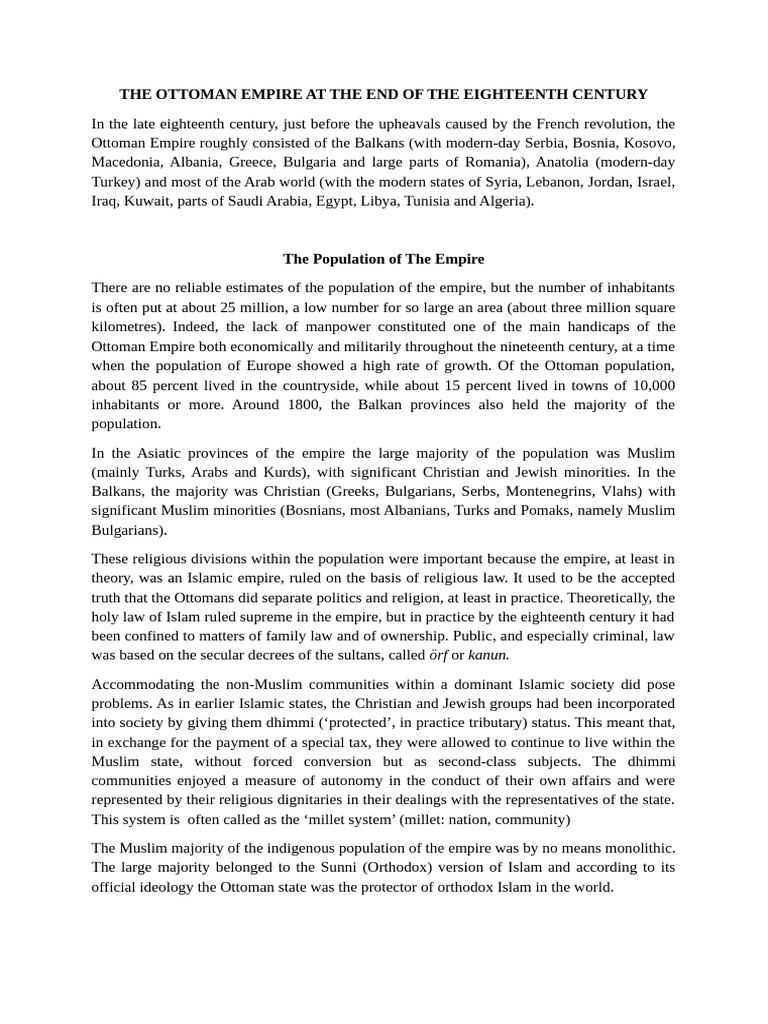 Turkish Political Life I Notes (2) | PDF | Ottoman Empire