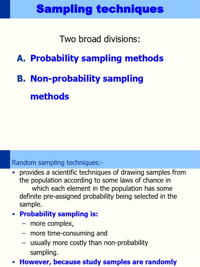 Sampling Ans Sampling Distribution | PDF | Sampling (Statistics ...