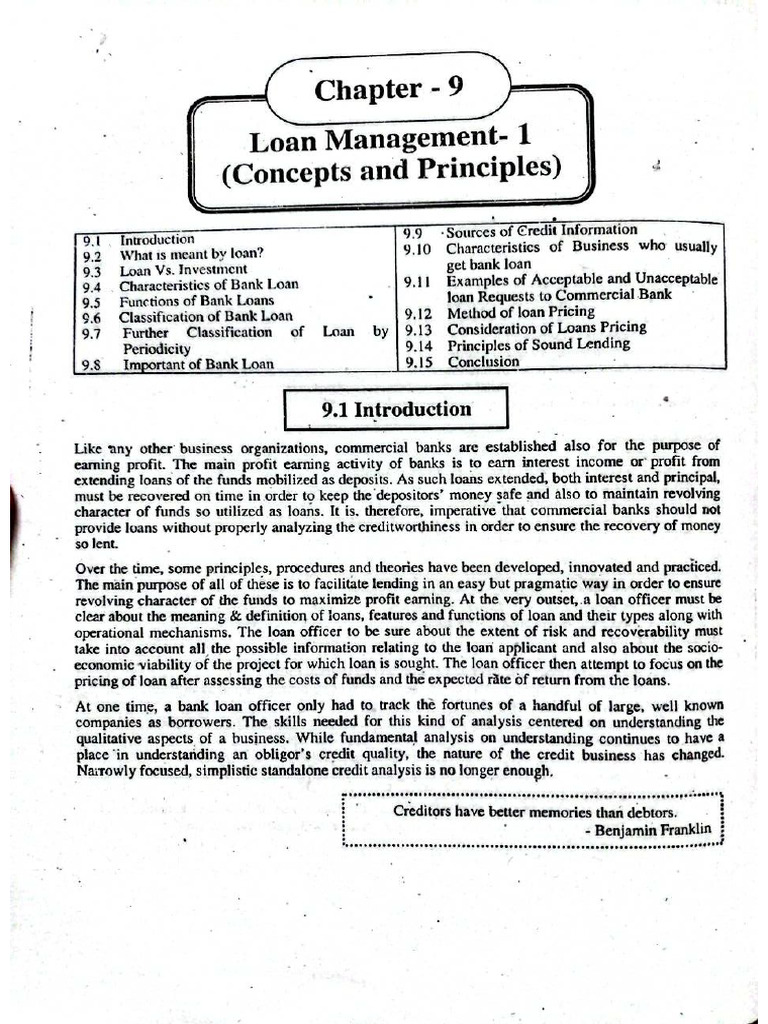 Ch 9 from the Bank Management Book | PDF
