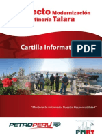 Cartilla Informativa Proyecto de Modernizacon de la Refinería Talara