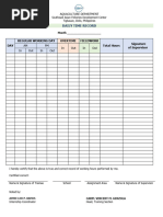 Monthly Fieldwork Verification Form | PDF