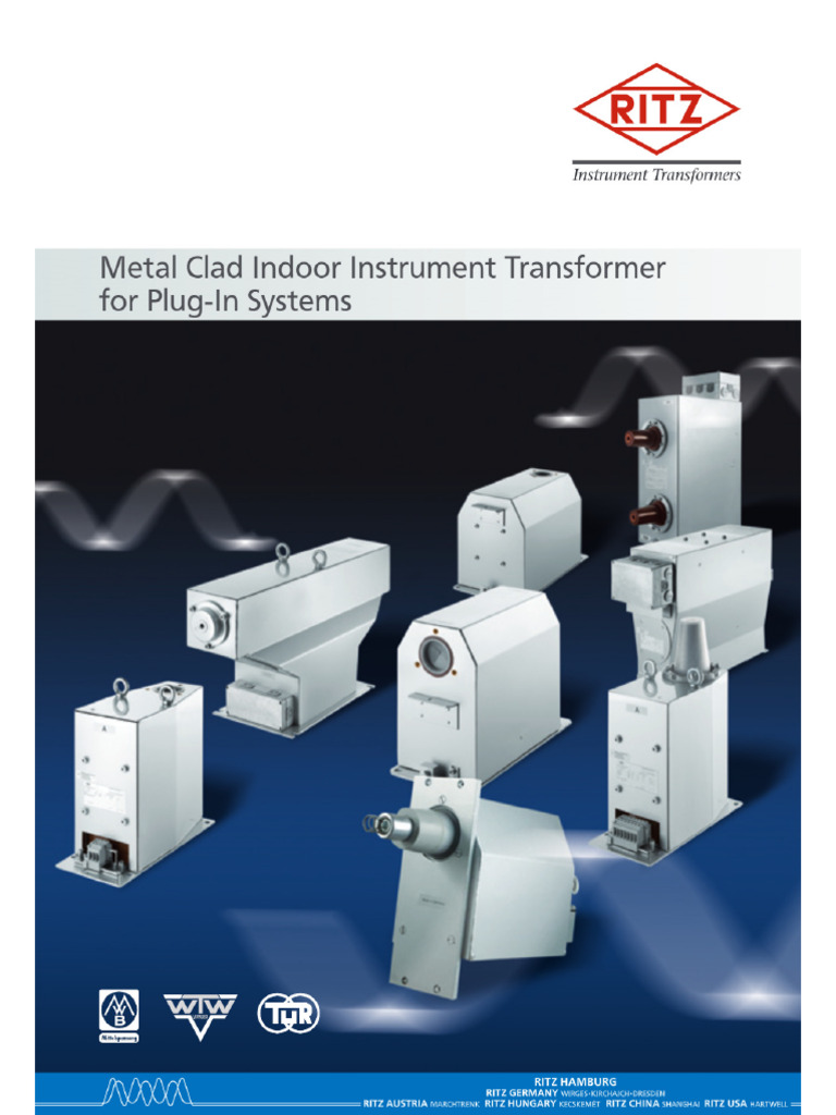 Metal Clad Indoor Instrument Transformer for Plug-In Systems | PDF