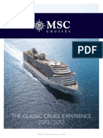 MSC Cruise Brochure 2012/2013