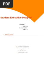 Student Executive Program RAgul