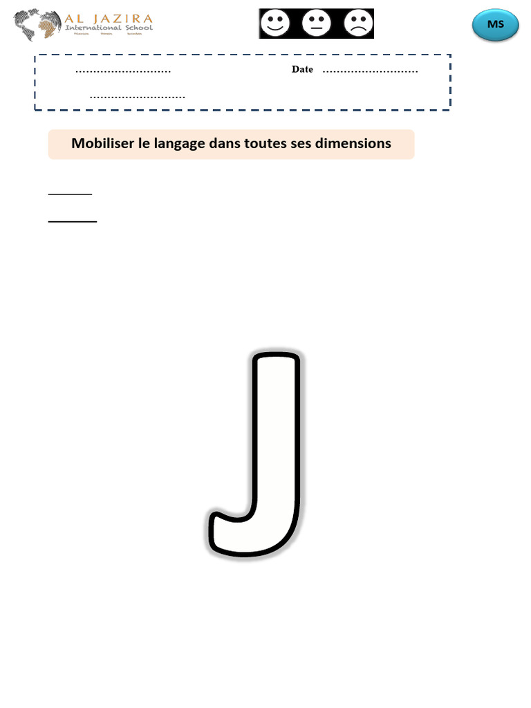 Fiches Mobiliser Le Langage MS J | PDF