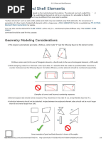 Shell Element Forces and Stresses Output | PDF | Stress (Mechanics ...
