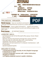 Trilingual Speaker.. F: Education & Study