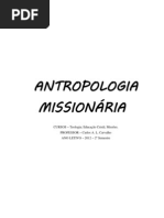 Apostila Antropologia Missionária