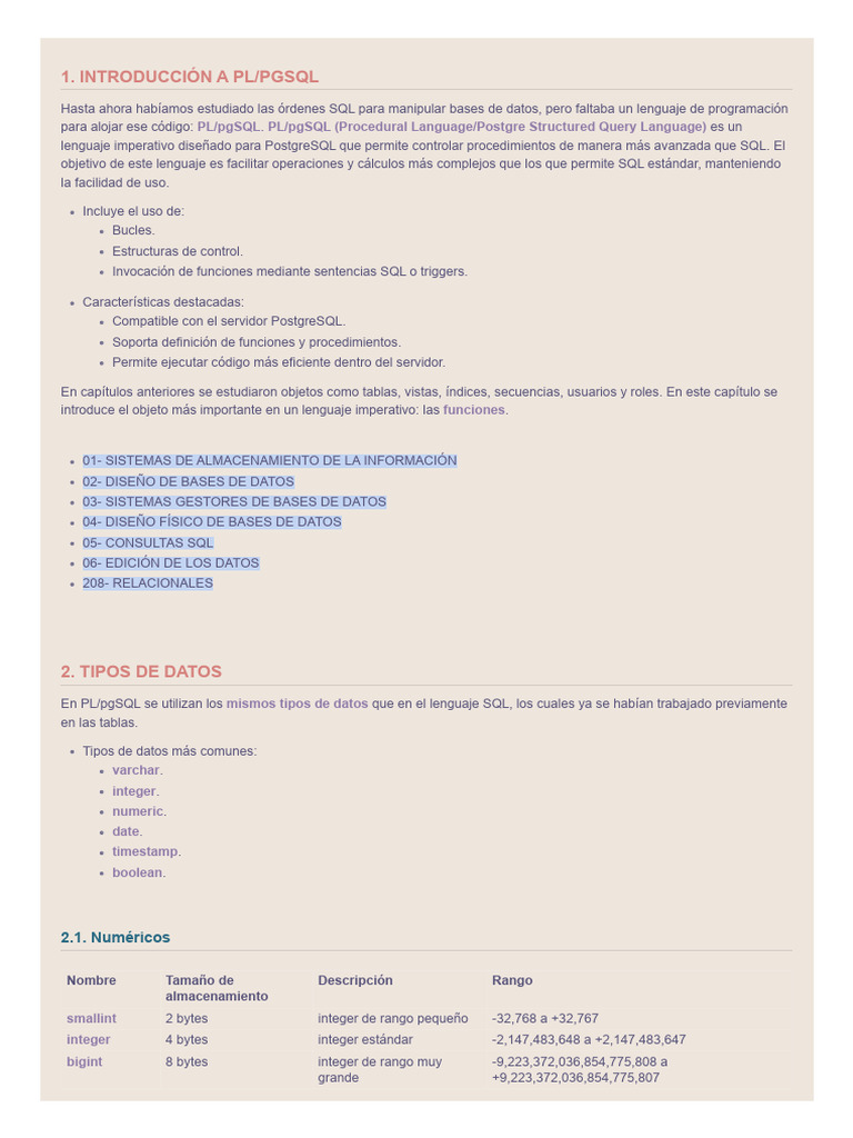 07 - Programación Con Bases de Datos | PDF | SQL | Postgre Sql