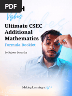 Comprehensive Maths Formula Sheet | PDF | Determinant | Integral