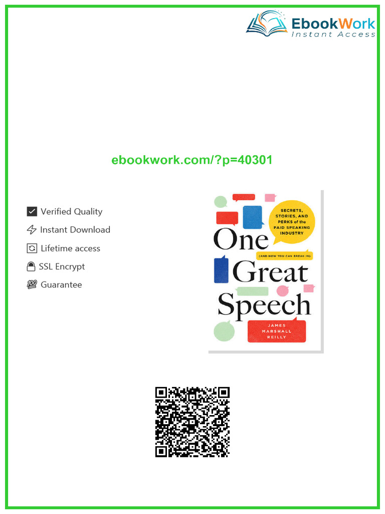 One Great Speech: Secrets, Stories, and Perks of The Paid Speaking ...