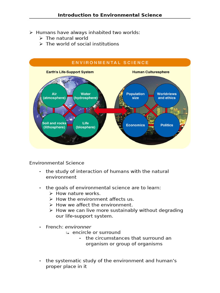 Introduction To Environmental Science | PDF | Waste Management | Waste