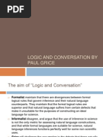 Download Logic and Conversation by Paul Grice by Ilaria Zuffi SN104200145 doc pdf