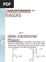 14 Transformer Phasors