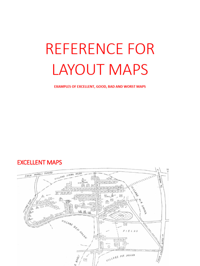 Reference For Layout Maps | PDF