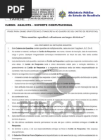 S33 v - Analista de Suporte Computacional