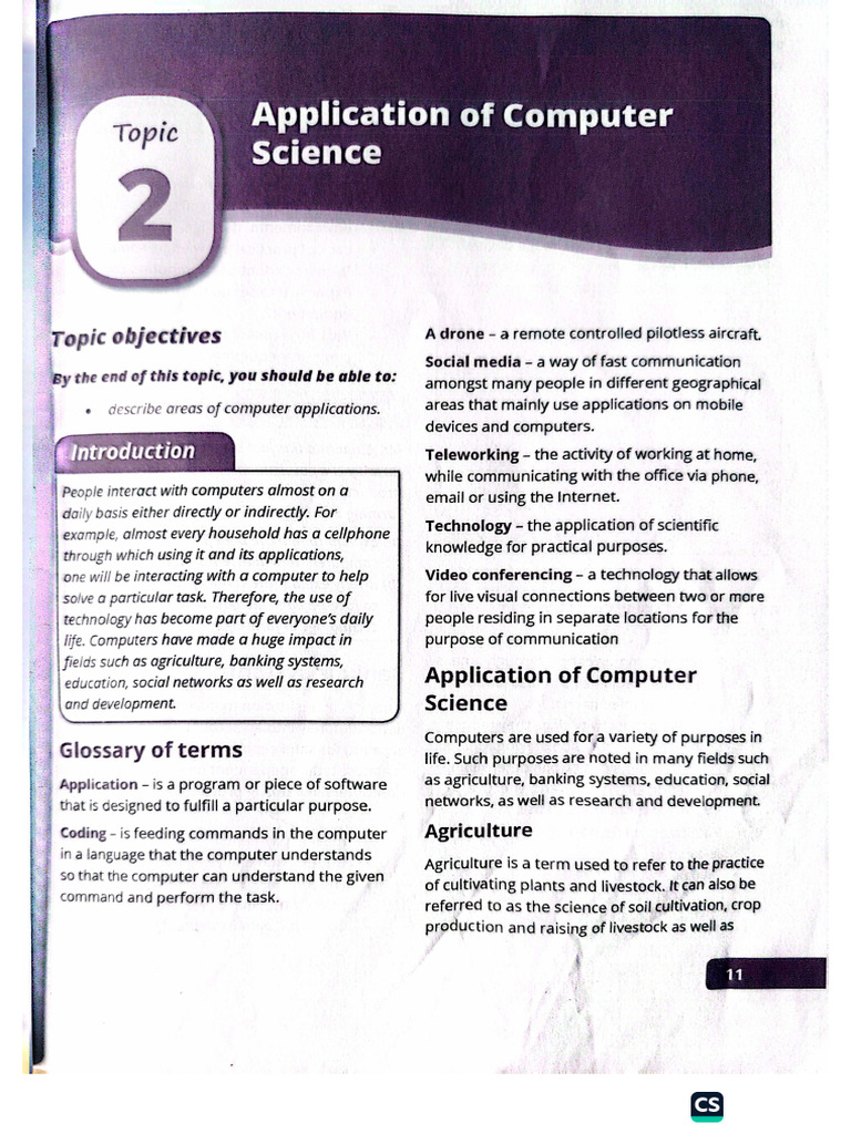 Applications of Computer Science | PDF