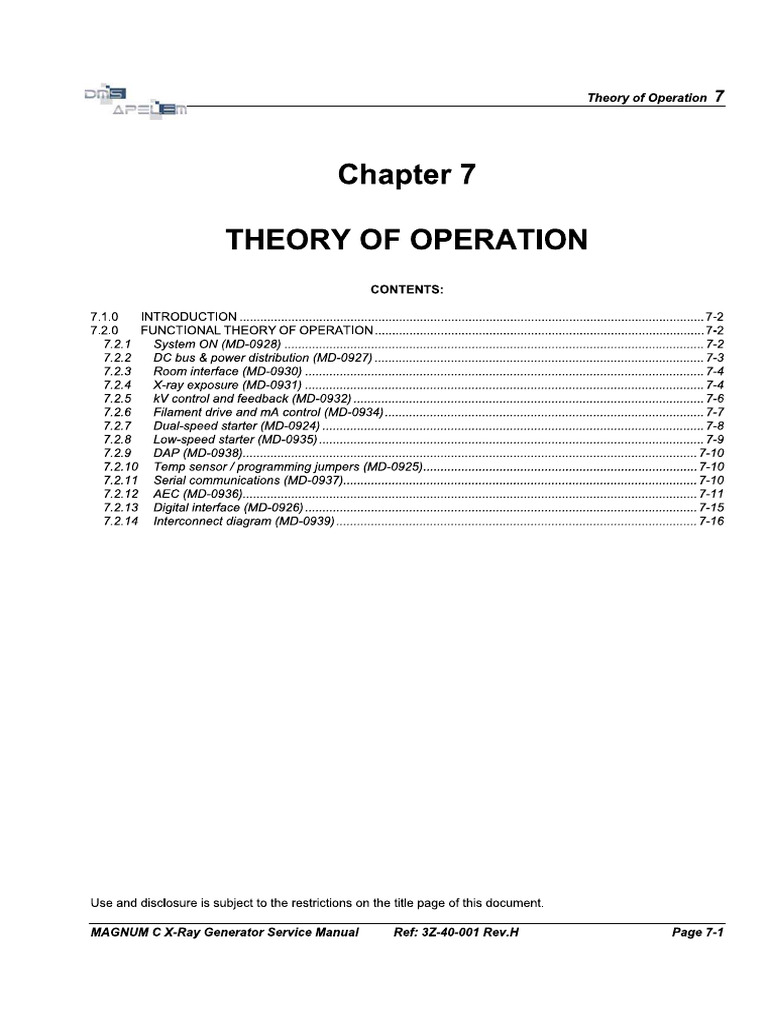 Theory of Operation | PDF