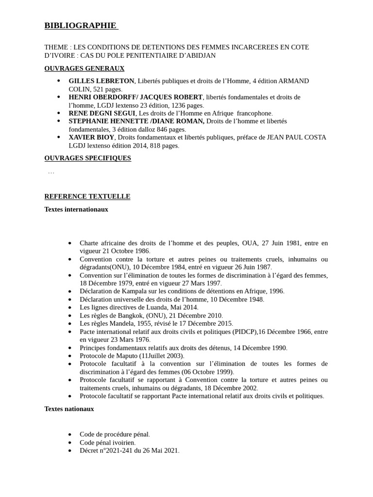 Bibliographie de MKBH | PDF | Prison | Torture
