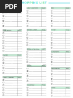 TESCO Shopping List | PDF