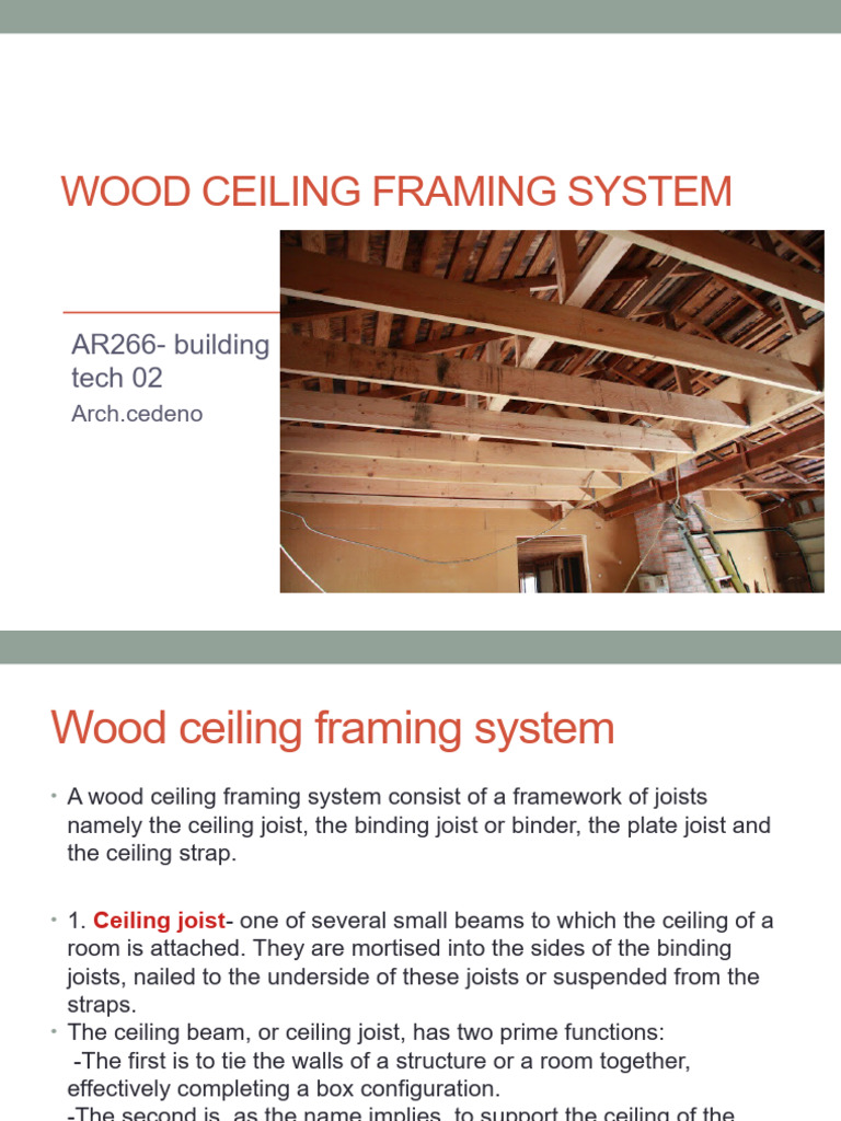 5 Ceiling Framing | PDF | Framing (Construction) | Building