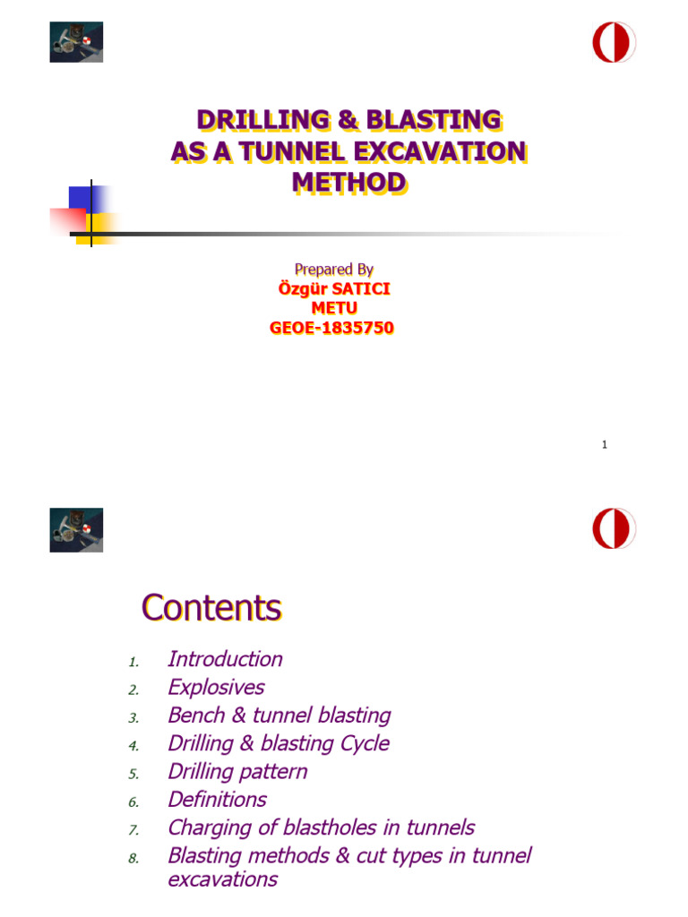Blasting Design for Tunnels | PDF | Explosion | Industrial Processes