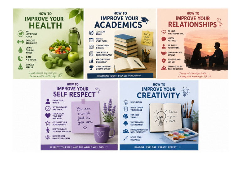 Self Improvement Posters | PDF