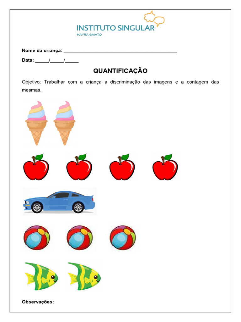 Atividade - Quantificação 1 | PDF