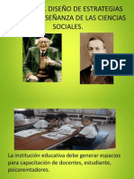 Diseño de Estrategias para La Enseñanza de Las Ciencias Sociales.