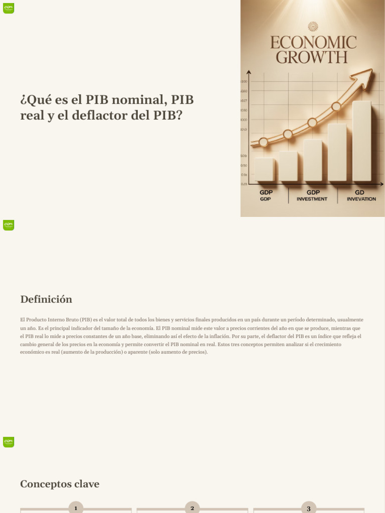 Qué es el PIB nominal, PIB | PDF | Producto Interno Bruto | Inflación