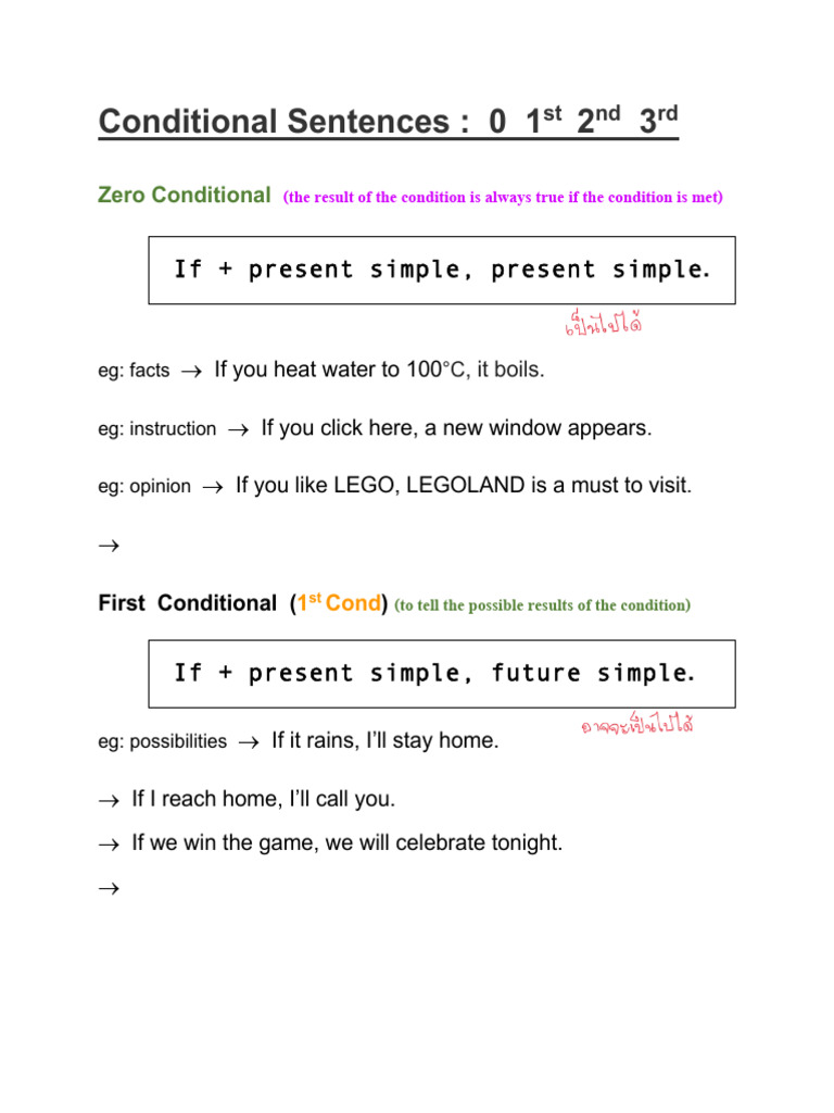 If - Conditional With Exercise | PDF