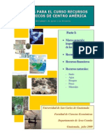 Recursos Economicos de Centroamerica