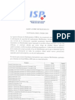 ISP - Alerta sobre Metilfenidato