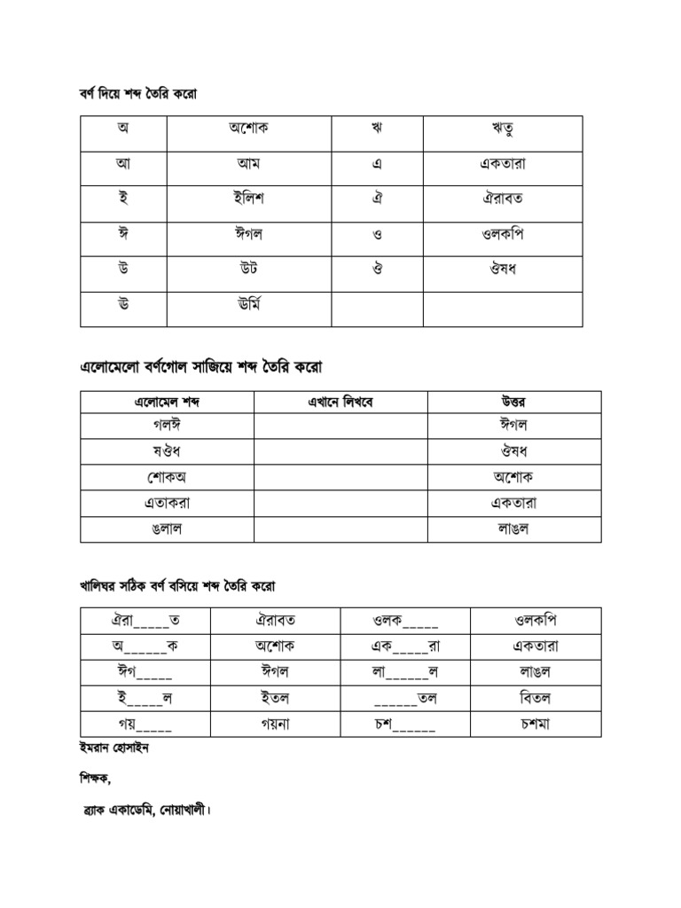 Bangla Notes | PDF