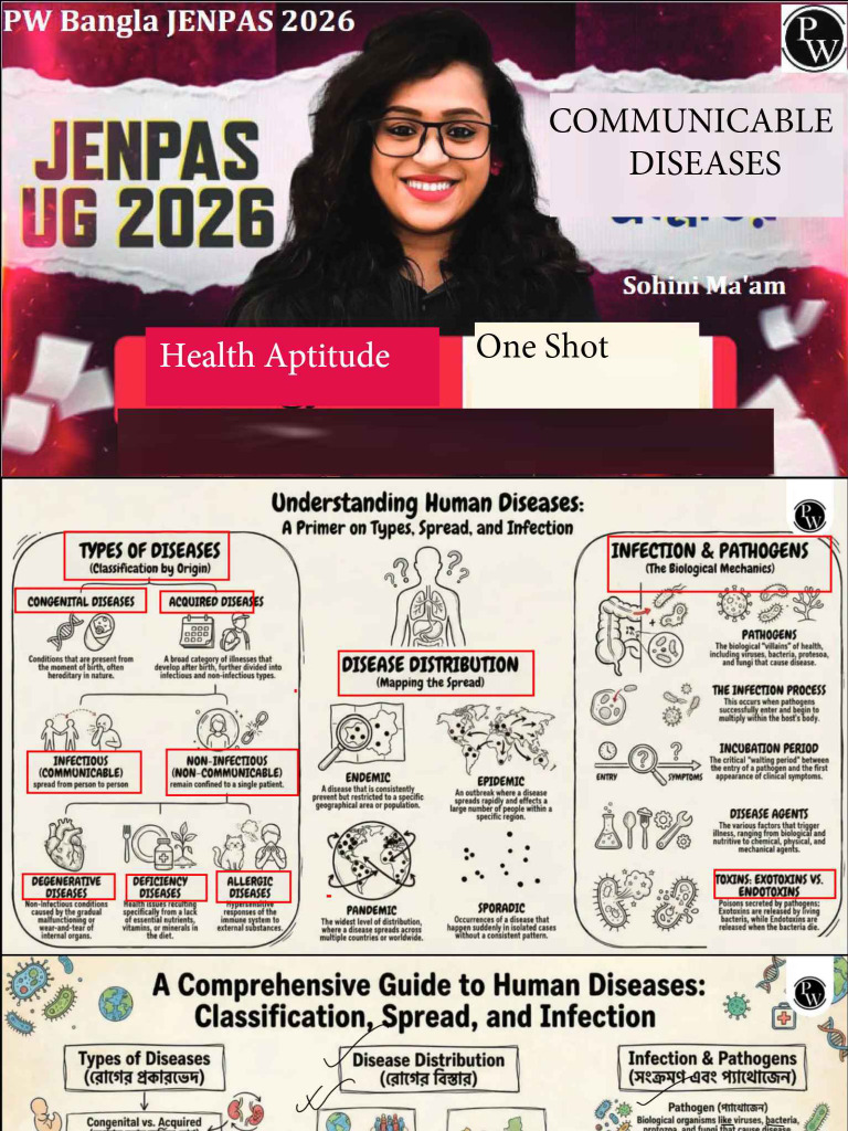 Communicable Diseases (1) - Compressed Notes - 11zon | PDF