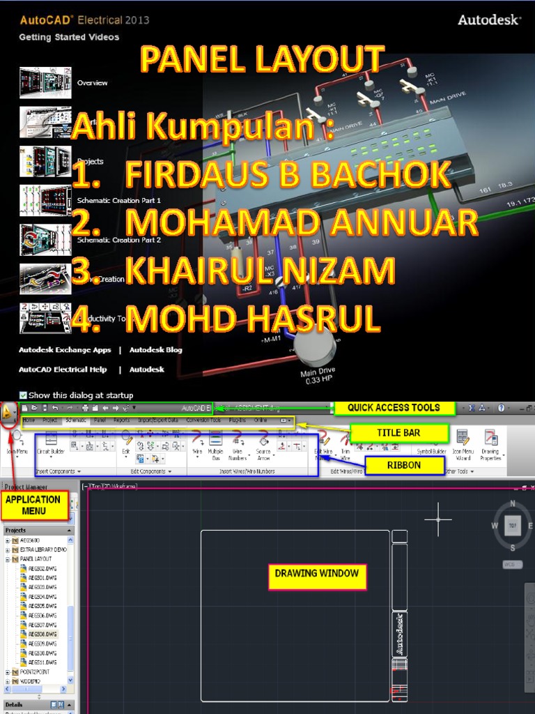 AutoCAD Electrical 2013 Panel Layout