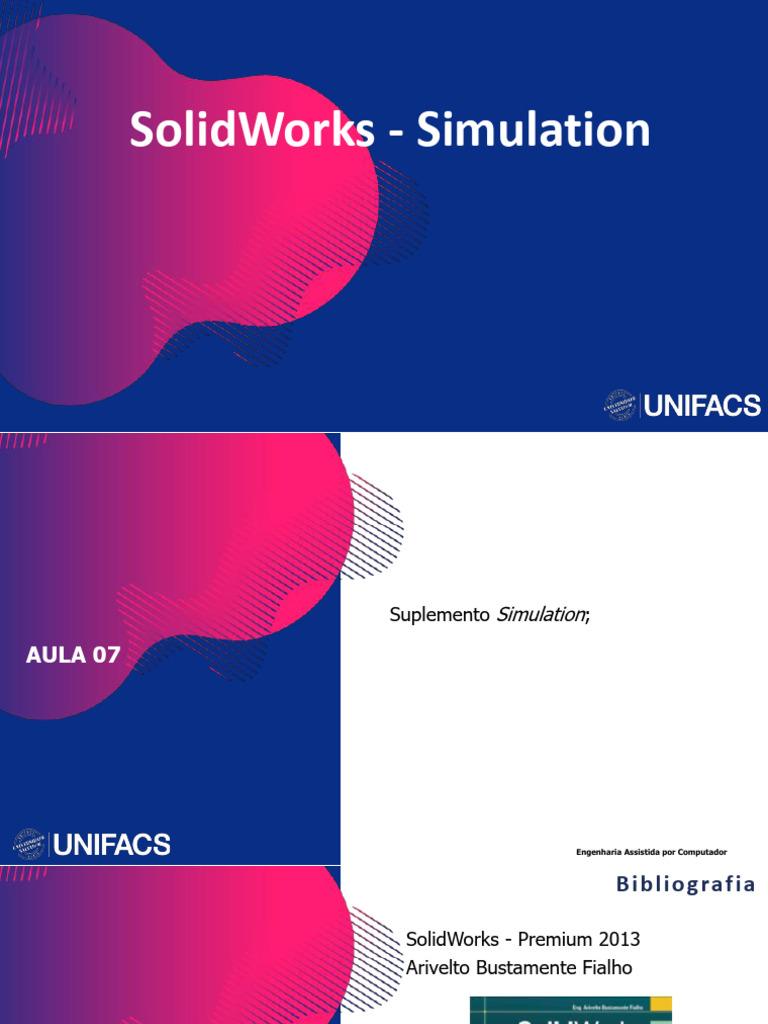 Aula 07 - SolidWorks Simulation | PDF | Método dos elementos finitos ...